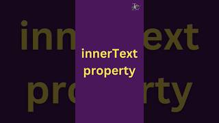JavaScript Output techniques part 3 | innerText property | JavaScript Tutorial in 1 minutes #6