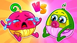 Pink Baby VS Golden Baby Challenge || Funny Stories for Kids by Pit & Penny 🥑