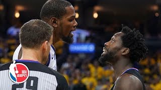 Kevin Durant, Patrick Beverley ejected after Game 1 drama | NBA Highlights