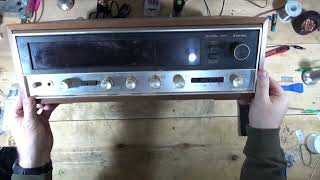 Sansui 4000 Stereo Receiver Repair Part 1 - Initial Evaluation