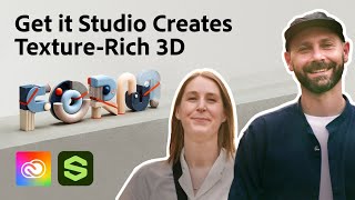 Get It Studio Creates Texture-Rich Designs with Adobe Substance 3D | Adobe Creative Cloud