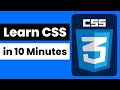 Learn CSS Basics in 10 Minutes (for beginners)