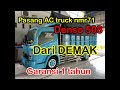 Pasang ac truck isuzu nmr71 denso 508 dari demak