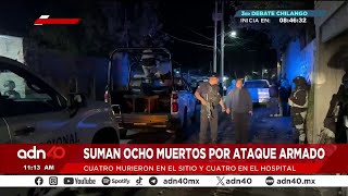 🚨¡Última Hora! Suman 8 muertos por ataque armado en Morelos