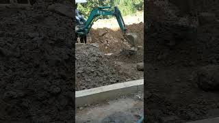 WooEye | Mini excavator works on site works respect #shortvideo #excavating #excavation