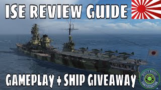 Japanese Hybrid Battleship IJN Ise World of Warships Wows Review Guide