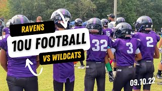 @glenallenravensfootball 10 U VS Woolridge Wildcats: Youth Football