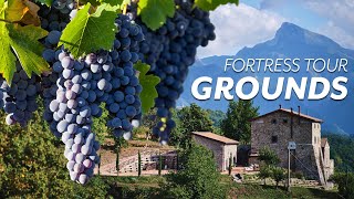 I had NO IDEA I owned A VINEYARD - Grounds tour of La Fortezza