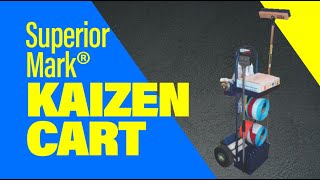 Stop-Painting's New Kaizen Cart Keeps Floor Marking Supplies Organized