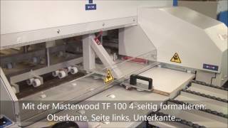 Clamex Verarbeitung und Formatieren mit der TF 100 von Masterwood