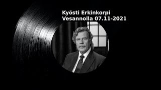 Kyösti Erkinkorpi Vesannolla 07.11-2021