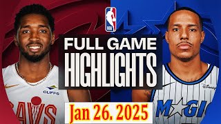 Cleveland Cavaliers vs Orlando Magic FULLGAME Qtr Jan 26. 2025 Highlights | NBA