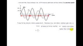 דף תרגילים 34 מופע, הפרש מופע ופאזור  תרגיל 05