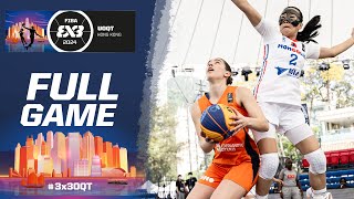 Mongolia 🇲🇳 vs Netherlands 🇳🇱 | Women Full Game | FIBA #3x3UOQT 2024 | 3x3 Basketball