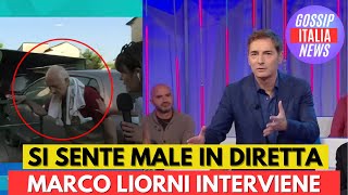 Dramma in diretta su Rai 1: Anziano in difficoltà durante la trasmissione, Marco Liorni interviene