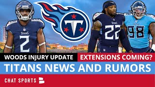 Titans Rumors: Robert Woods Injury Update + Jeffery Simmons & Derrick Henry Contract Extensions?
