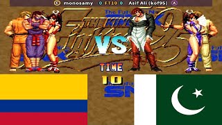 KOF 95 - monosamy vs Asif Ali (kof95) FT10