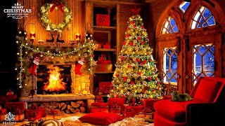 Beatiful Christmas Ambience 🎄 Relaxing Christmas Music Fireplace 🔥 Merry Christmas 2024