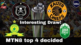 Chiefs vs Pirates in MTN8 semis is a strong possibility | Sundowns | Amazulu
