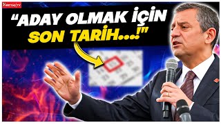 CHP lideri Özgür Özel ön seçim tarihini açıkladı! İşte Cumhurbaşkanı adayının belli olacağı tarih!