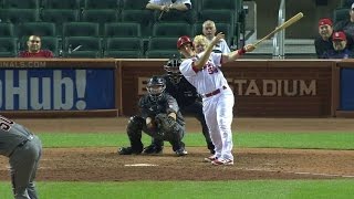 ARI@STL: Fryer lines RBI single to center in the 9th