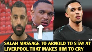 ✅Salah's Heartfelt Message to Trent Alexander-Arnold: A Plea to Stay at Liverpool✅