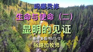 5分钟吗哪灵修《生命与使命（二）——显明的见证  》张路加牧师 （2021年1月）