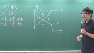 [高職數學][108統測][C卷03][半平面的判斷][威全老師主講]