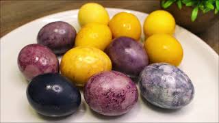 Surprise everyone! How to color eggs for Easter without dyes! Recipe # 88