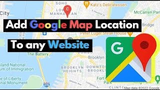 How to ADD Google Map to your Website in 2024 (Easy)