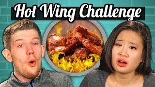 ADULTS vs. FOOD - HOT WINGS CHALLENGE