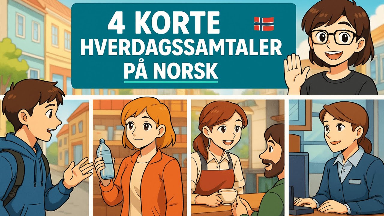 4 Korte Samtaler På Norsk Learn Everyday Norwegian A1 A2