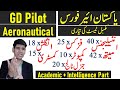 paf initial test preparation for GD Pilot & Aeronautical [Intelligence + academic] test 2023