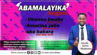 AMAZINA Y'ABAMALAYIKA, UBWOKO BWABO, UKO BAKORA