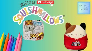 Coloriamo Squishmallows in un'Esplosione di Colori 🌈 - Crea Arte Con Noi! #coloring #squishmallows