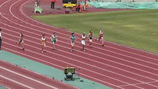 女子100m準決勝1組 2023千葉県高校総体