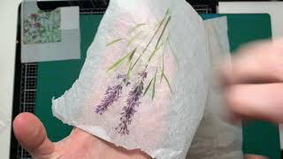 How to make your own tissue paper for decoupage/collages