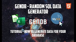 GenDB - Tutorial (Random MySQL Data Generator)