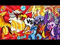 Gryphynos vs 7 legends in dynamons world |God dynamon vs 7 legends dynamons battle in dynamons world