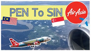 Airasia🔴 Flight [Penang To Singapore] Video Log ✈️ 🔴