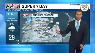 Super 7 Day First Alert Forecast: Scattered snow showers possible for weekend