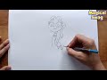 how to draw starfire from teen titans go step by step easy