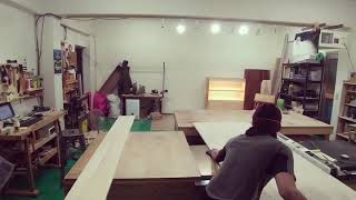 [미스김의 목공] 라구나 테이블쏘를 이용한 자작나무 재단 - woodworking