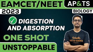 Digestion and Absorption in One Shot | Biology | Telangana and AP | NEET 2023 | EAMCET 2023