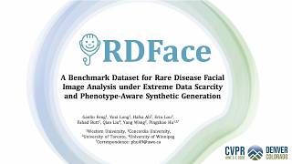 CVPR 2026: RDFace — A Benchmark Dataset for Rare Disease Facial Image Analysis