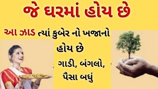 જે ઘરમાં હોય છે આ ત્રણ ઝાડ તે ઘરમાં ગાડી, બંગલા, પૈસા બધું આવે છે આ દિશામાં ઝાડ વાવવા જોઈએ #viral