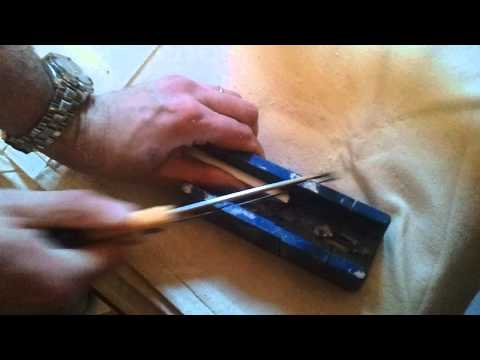 cutting a 3way mitre with tile trim.. cutting a 3way mitre with tile trim..