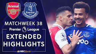 Arsenal v. Everton | PREMIER LEAGUE HIGHLIGHTS | 5/22/2022 | NBC Sports