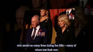 King Charles leads nation in two-minute silence at Remembrance Sunday service