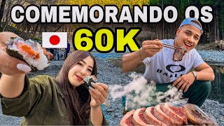 PREPARAMOS UM CHURRASCO NA BEIRA DO RIO NO JAPÃO